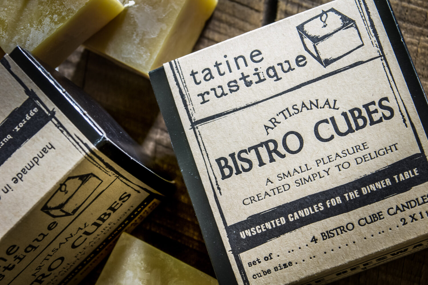 bistro cubes : packaging design for tatine