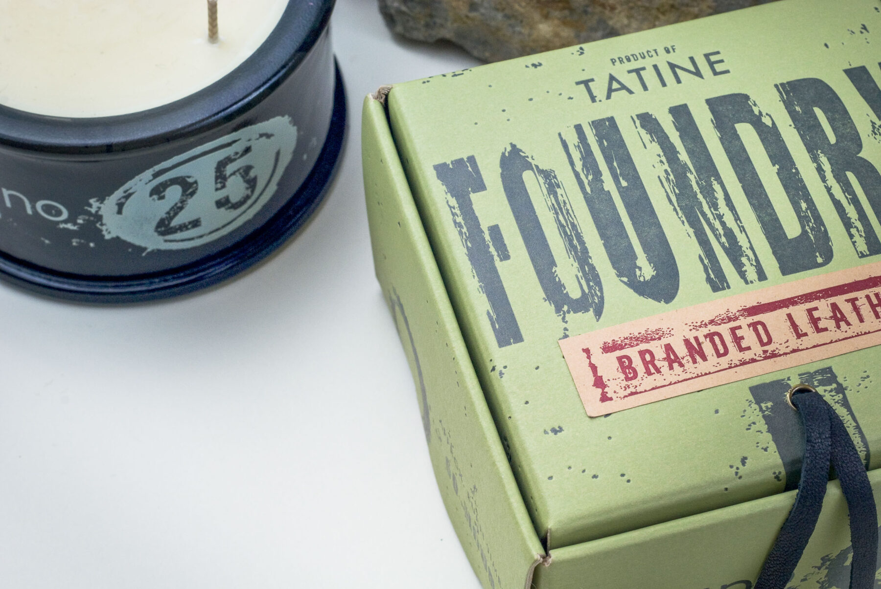 Foundry Packaging Design for Tatine Candles by A LA MODE designs
