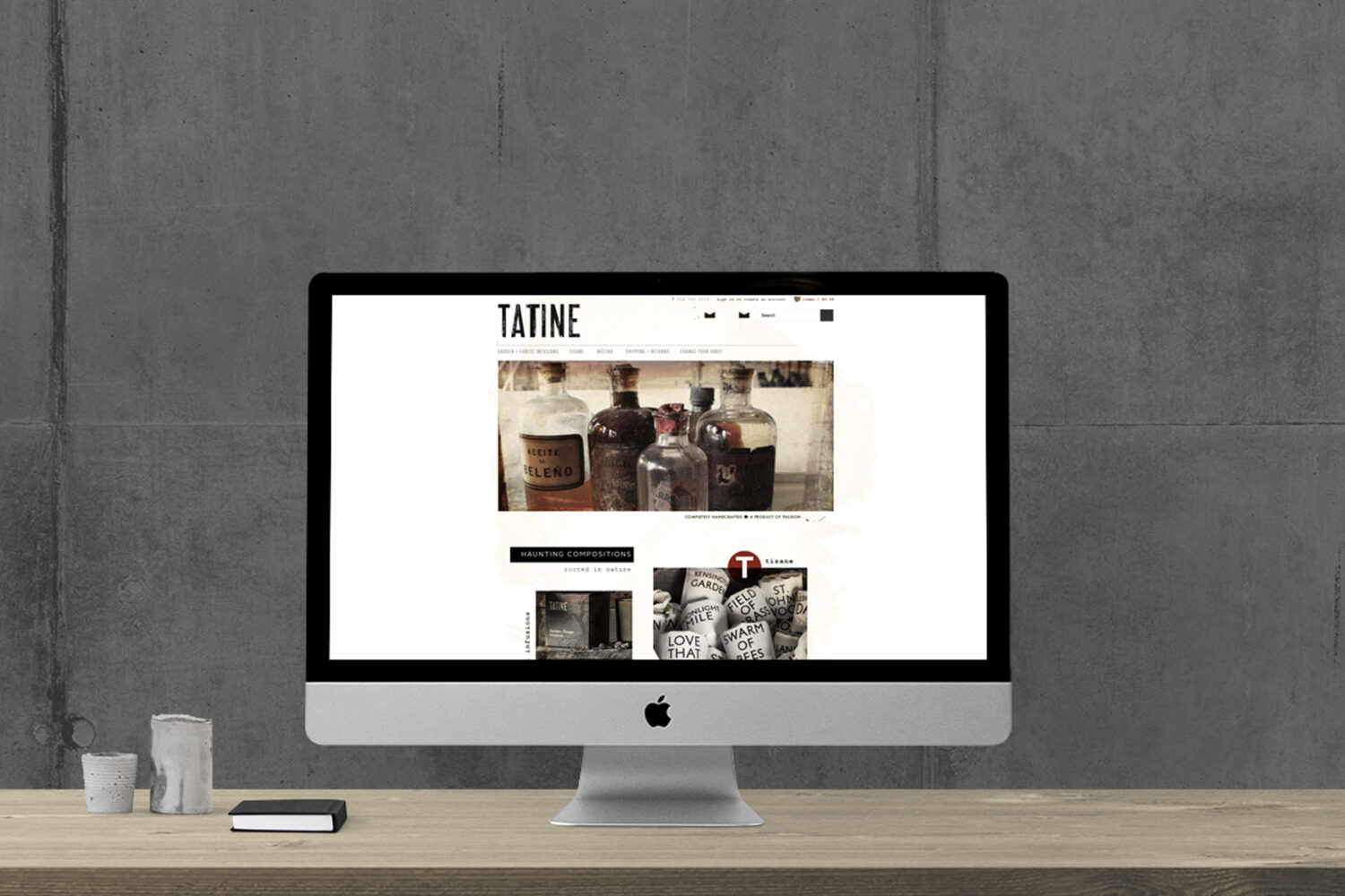 2016 previous tatine candles web design