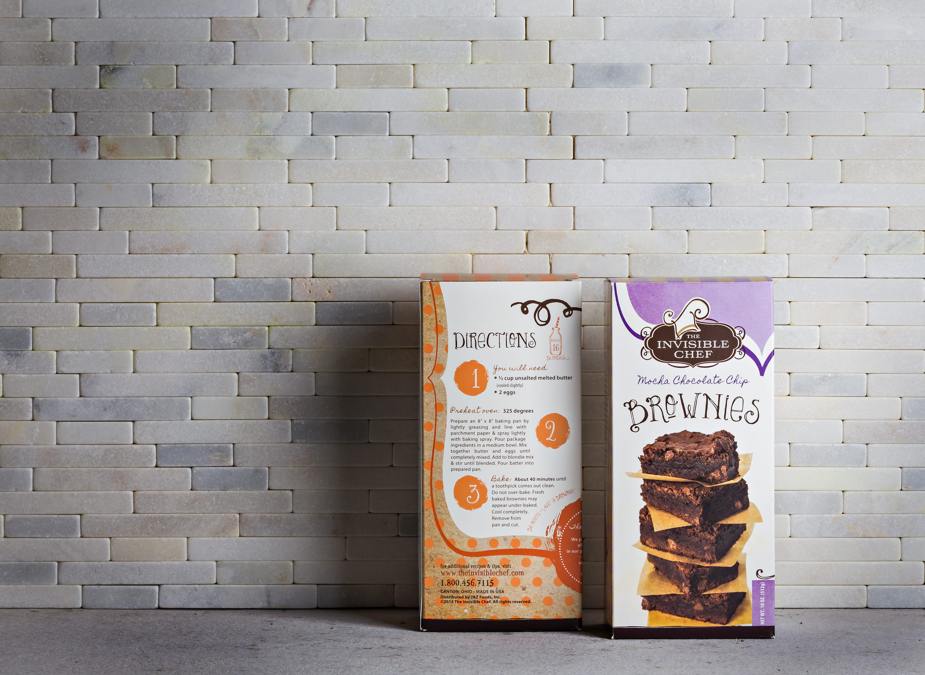 the invisible chef package design & food photography