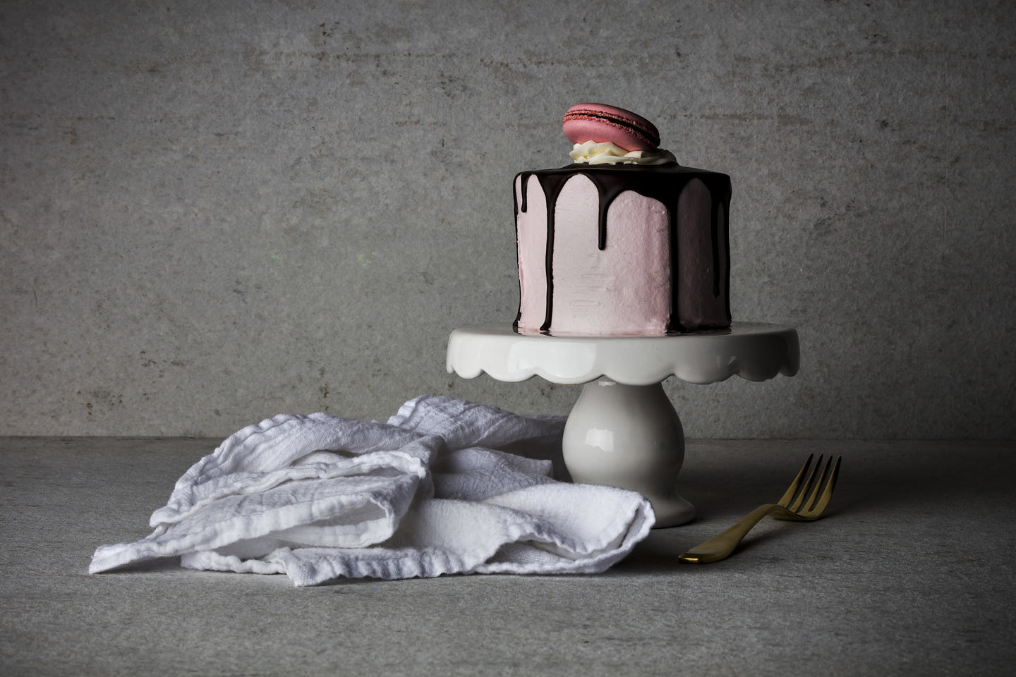 dark food photography • petite cake dessert  • styling matt & rebecca snyder • alamode-designs