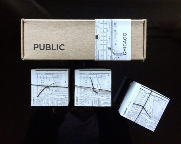 Public Hotel Chicago packaging design for TATINE by A LA MODE designs, an award-winning design studio located in Canton, Ohio. Rebecca & Matt Snyder.